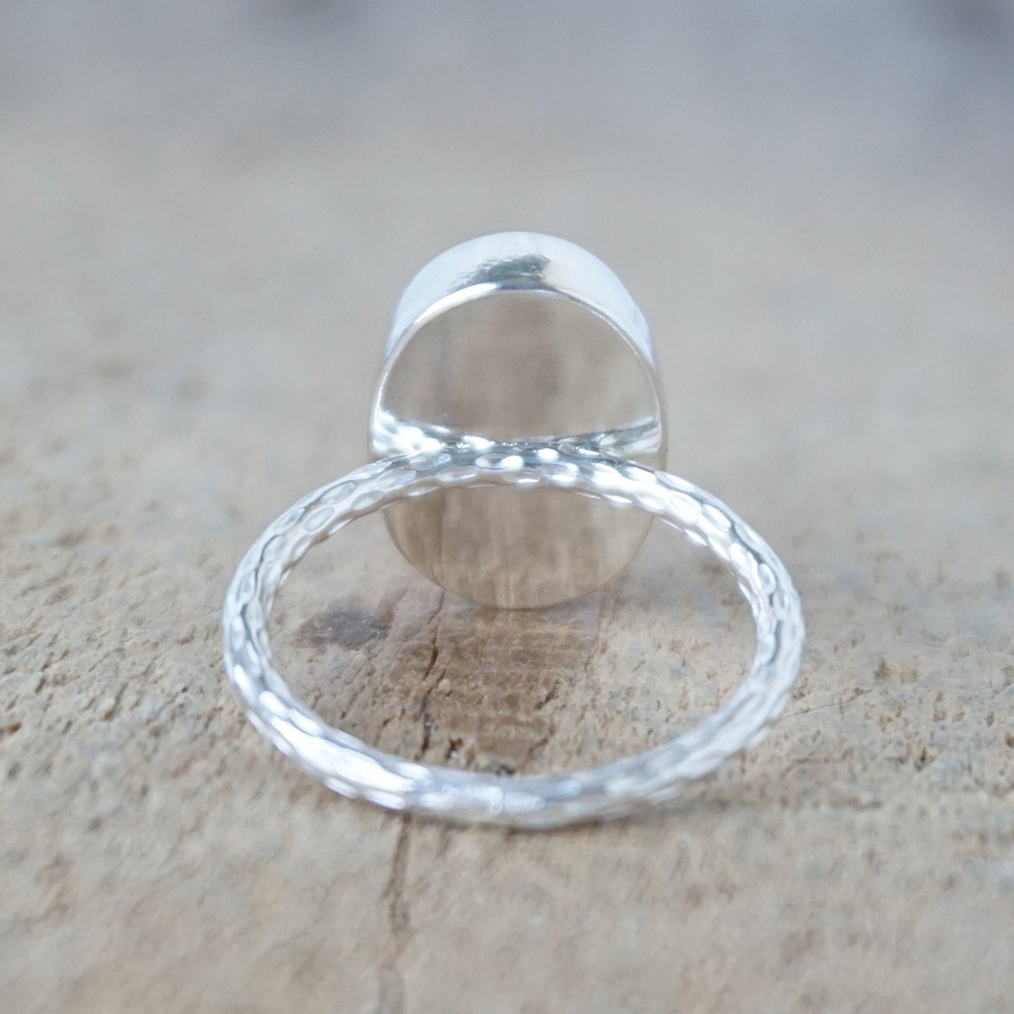 Size 6 Moonstone Stacking Ring