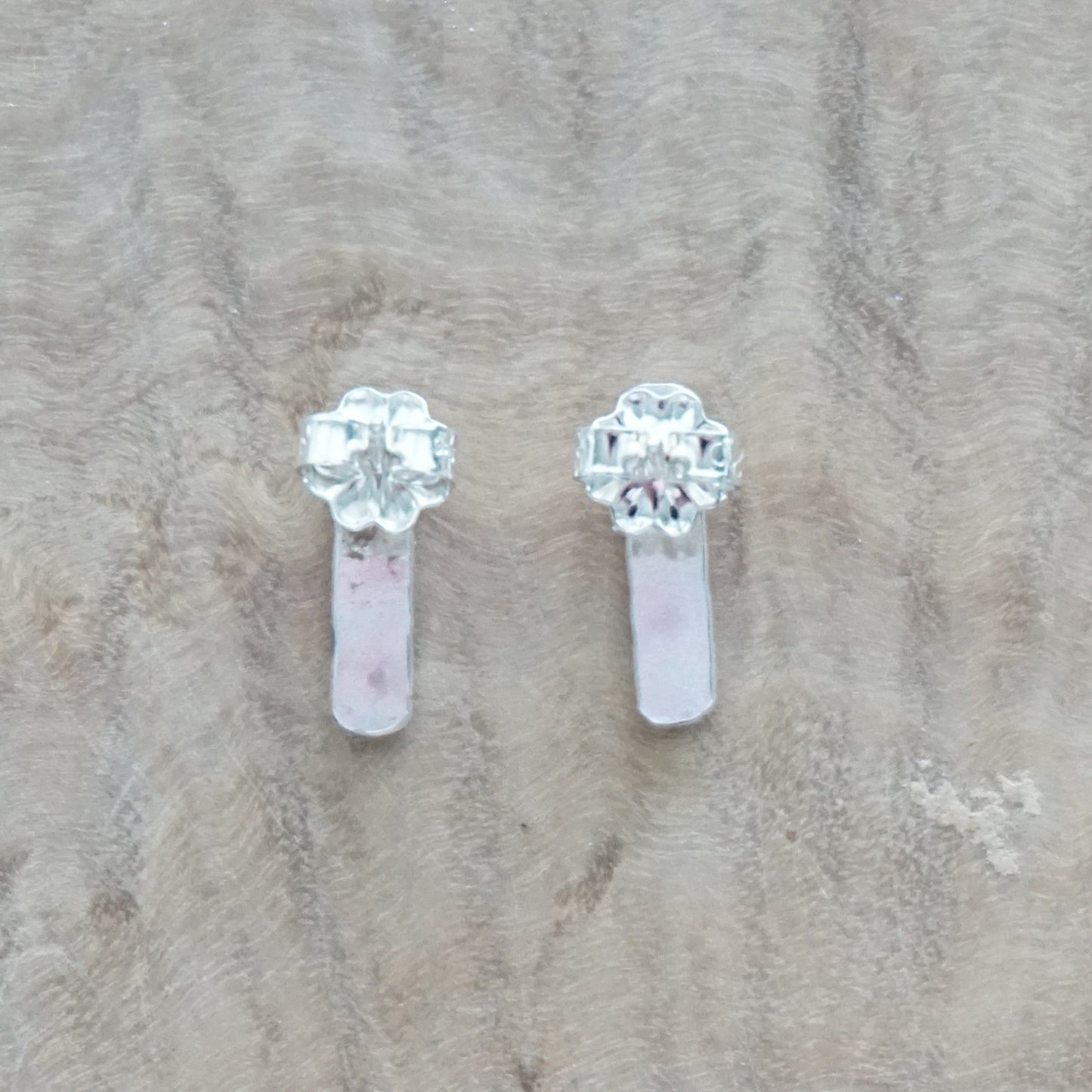 Sterling Silver Twist Stud Earrings