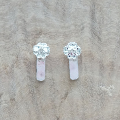 Sterling Silver Twist Stud Earrings