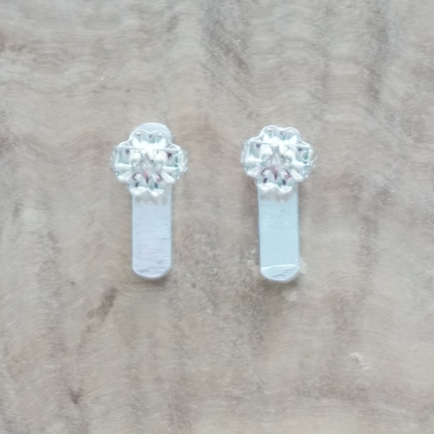 Sterling Silver Circle Stud Earrings