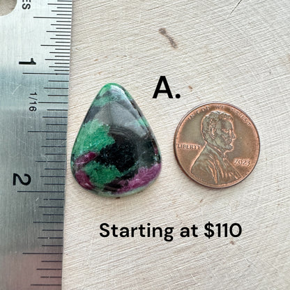 Ruby Zoisite - Available for Custom Order - Prices Starting At: