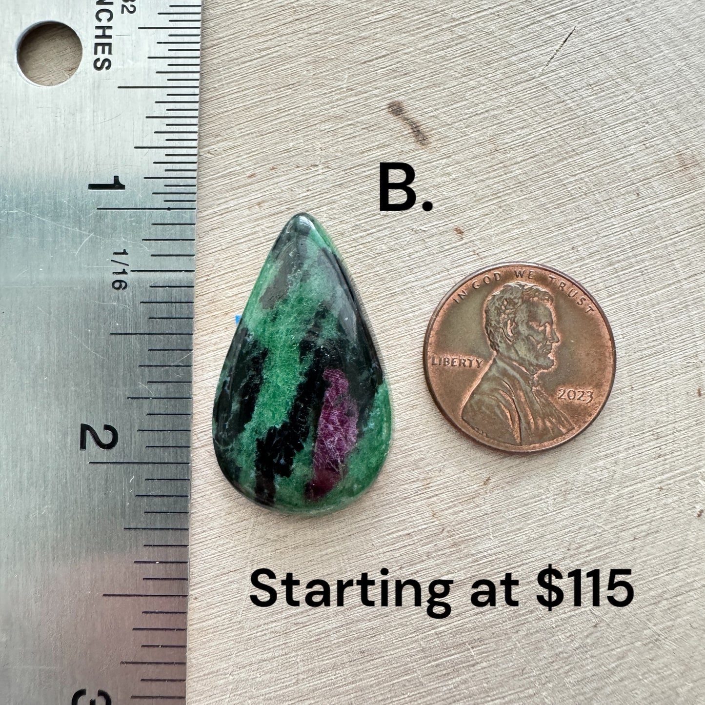 Ruby Zoisite - Available for Custom Order - Prices Starting At: