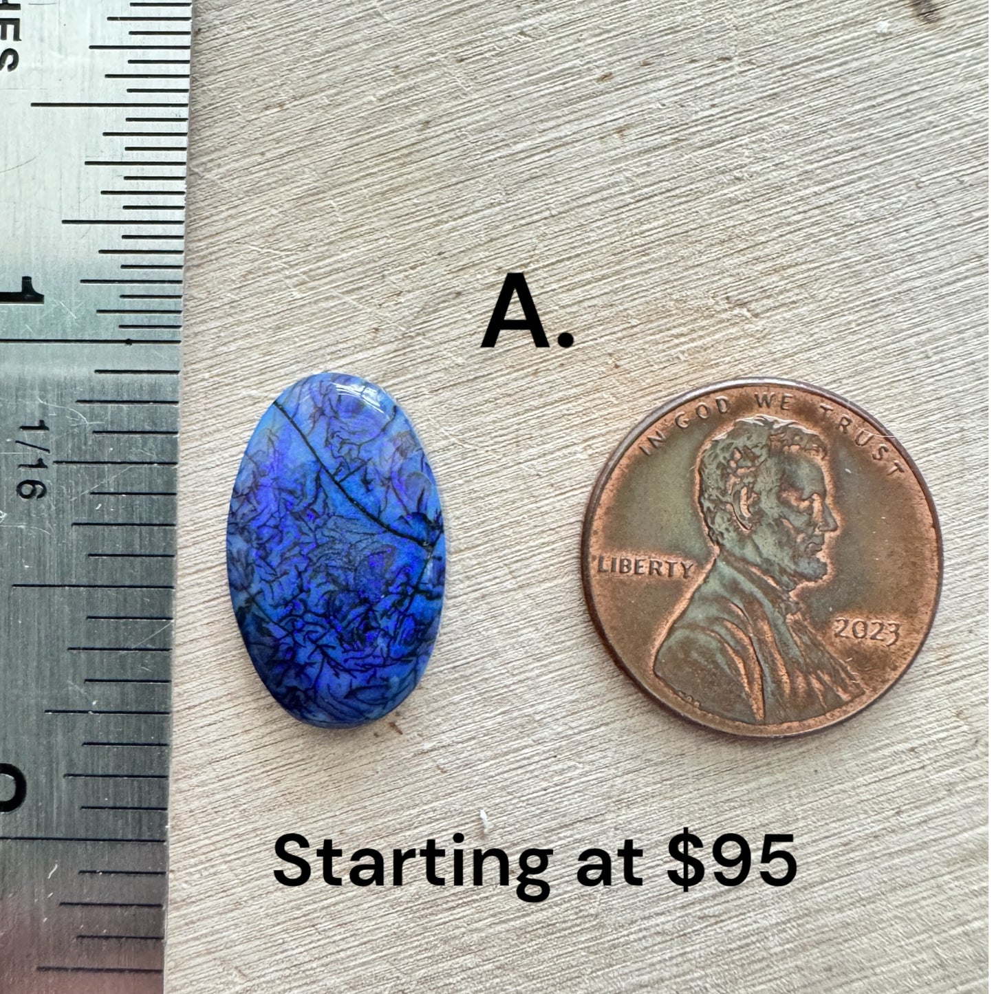 Blue Monarch Opal - Available for Custom Order - Prices Starting At: