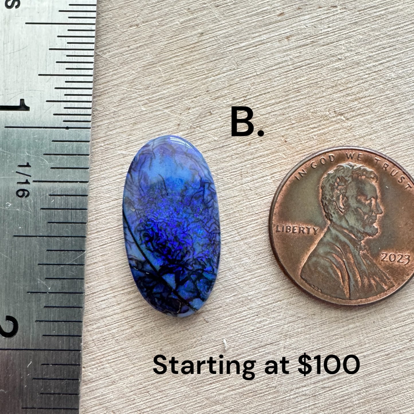 Blue Monarch Opal - Available for Custom Order - Prices Starting At: