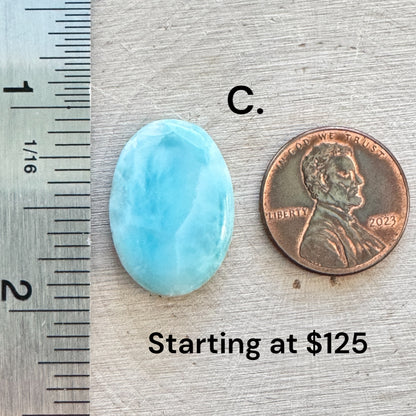 Larimar - Available for Custom Order - Prices Starting At: