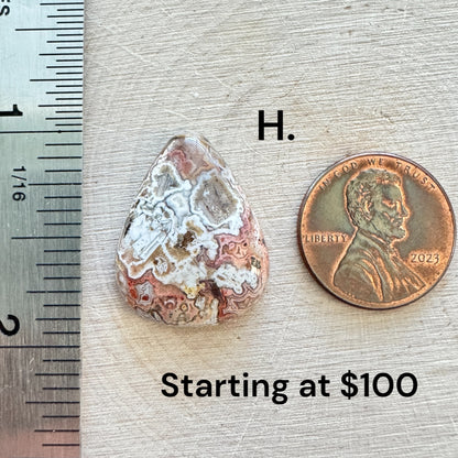 Crazy Lace Agate - Available for Custom Order - Prices Starting At: