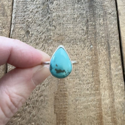 Size 7 Hubei Turquoise Stacking Ring