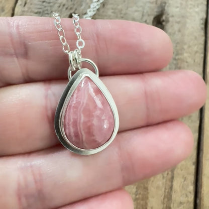 Rhodochrosite Pendant