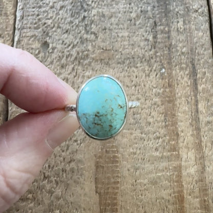 Size 8 1/2 Turquoise Stacking Ring