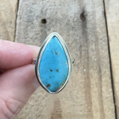 Size 8 1/2 Persian Turquoise Statement Ring