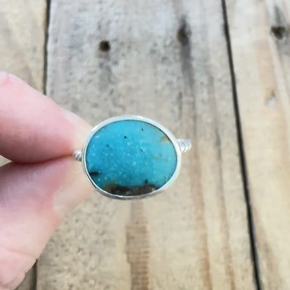 Size 9 1/2 Kingman Turquoise Stacking Ring